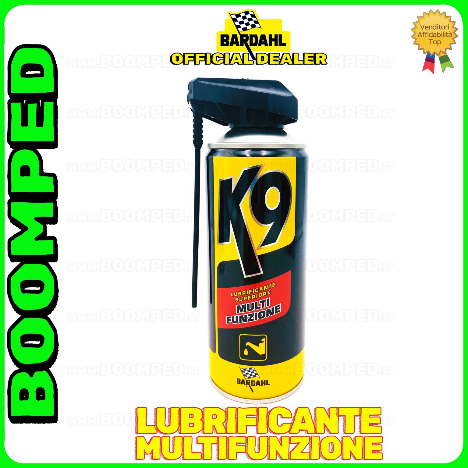 1 flacone 400ml BARDAHL K9 LUBRIFICANTE SUPERIORE MULTIFUNZIONE spray multiuso anti ruggine BD23