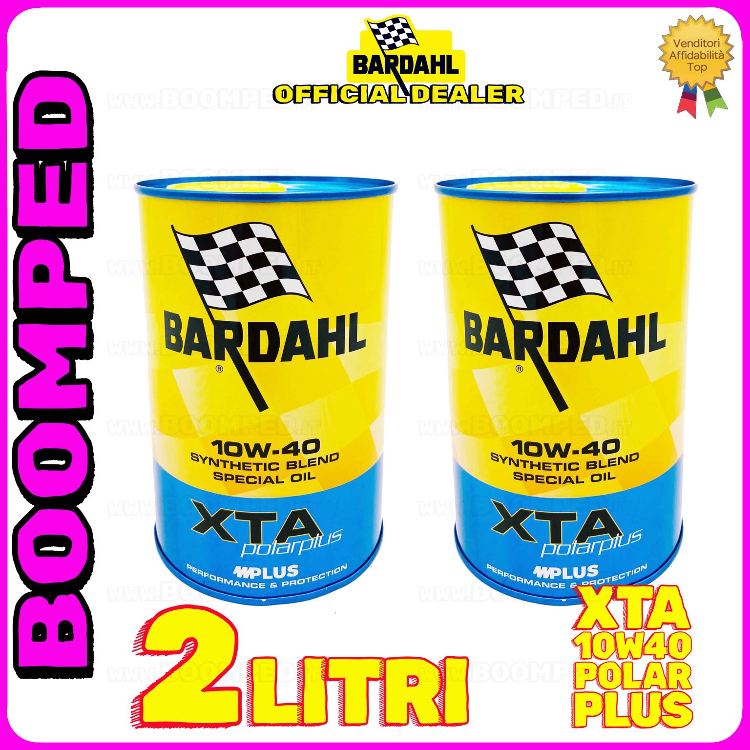2 litri BARDAHL XTA 10W-40 olio motore auto sintetico ACEA A3/B4, API SN/CF 02BD31