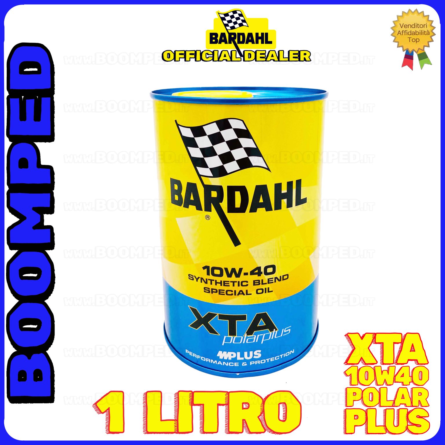 1 litro BARDAHL XTA 10W-40 olio motore auto sintetico ACEA A3/B4, API SN/CF BD31