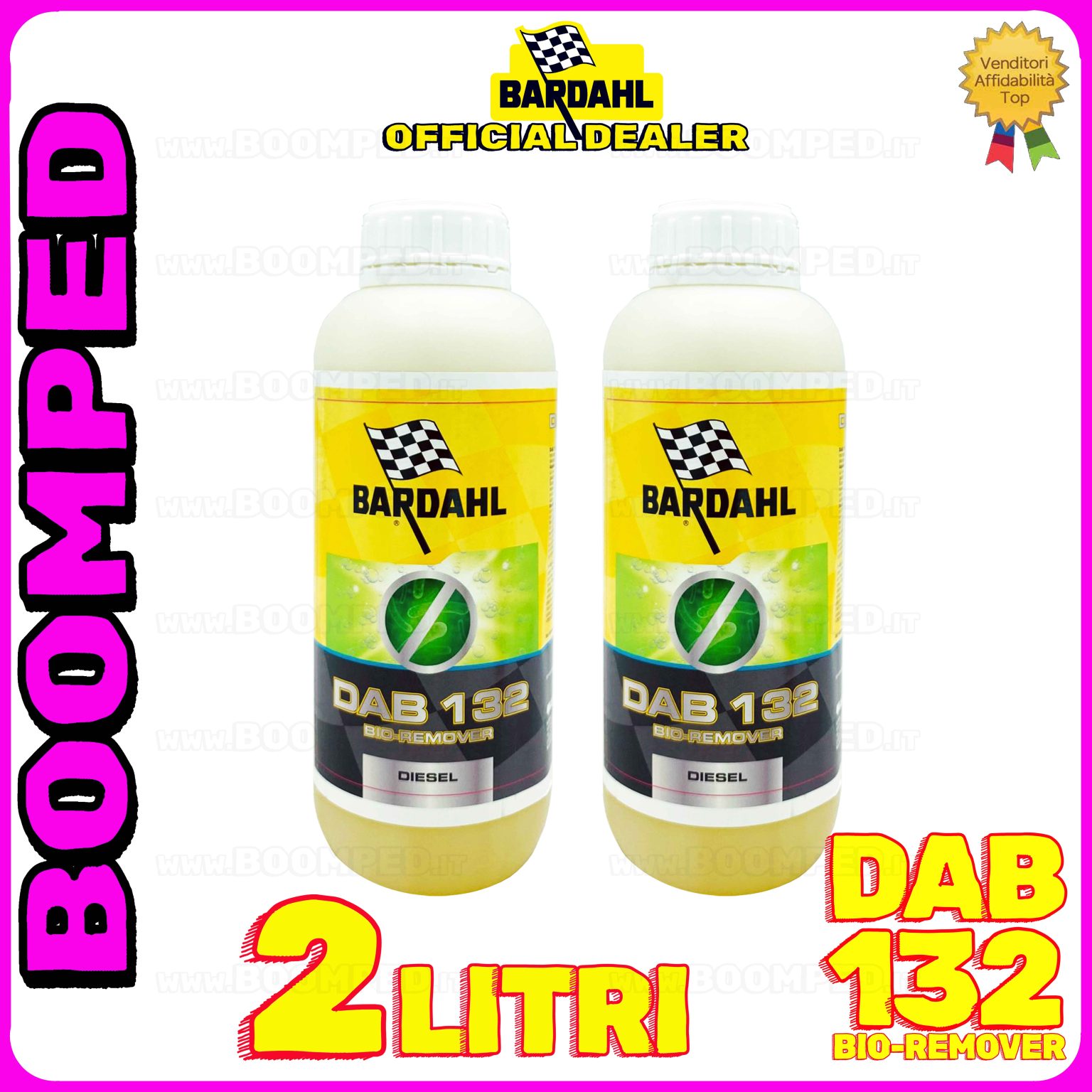 2 flaconI 1 litro BARDAHL DAB 123 BIO REMOVER additivo anti alga anti batteri auto DIESEL 02BD41