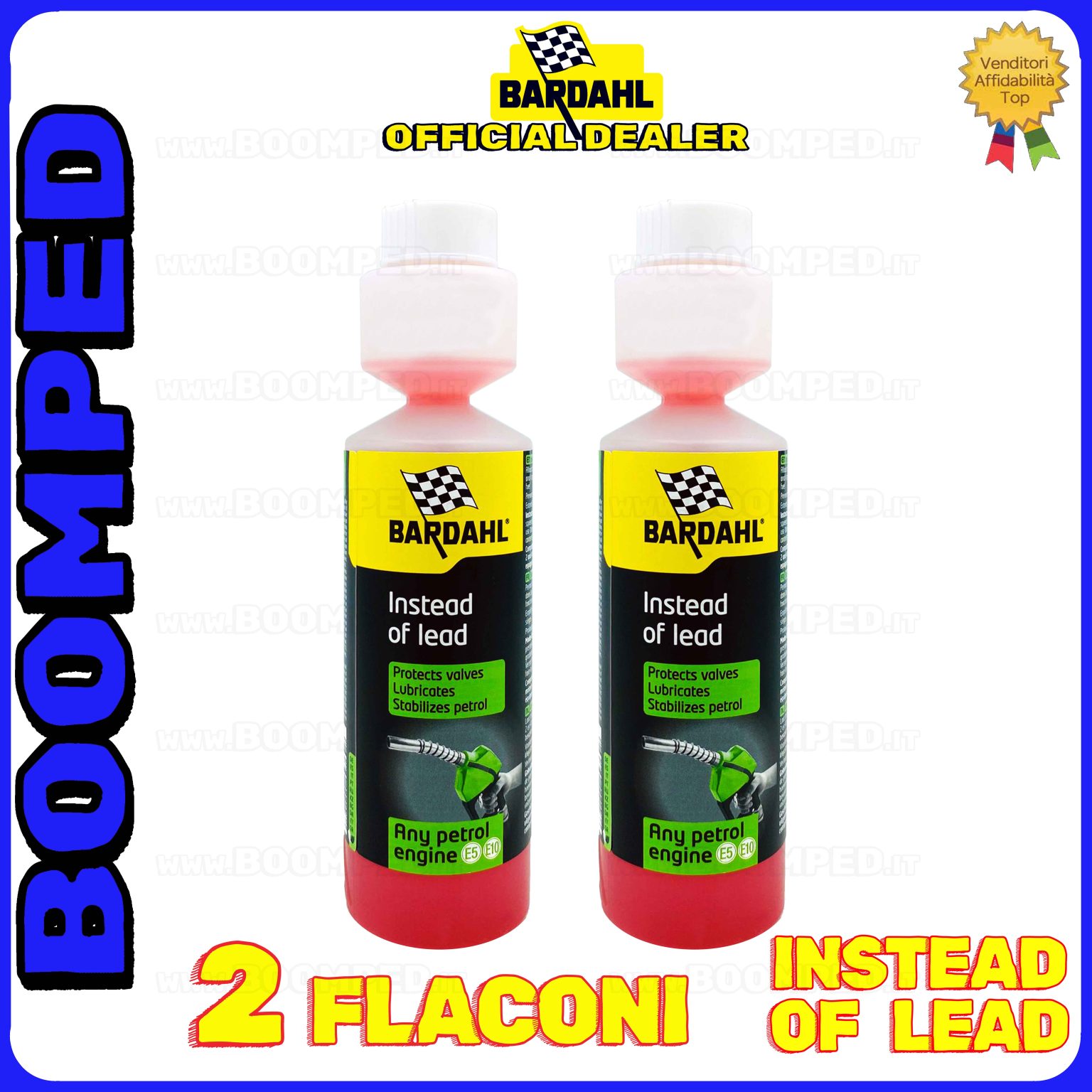 2 flaconi 250ml BARDAHL INSTEAD OF LEAD additivo sostitutivo piombo auto benzina 02BD44