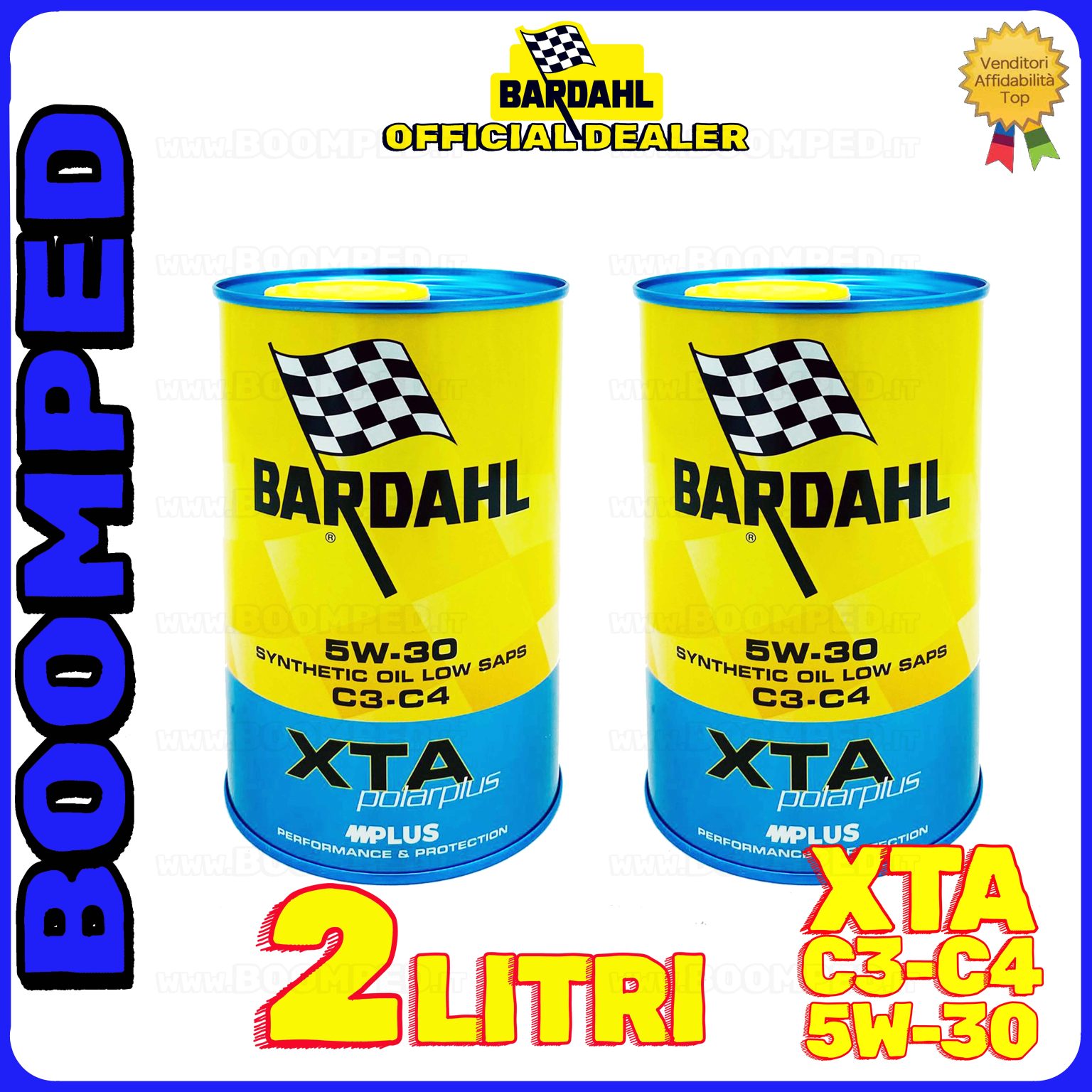 2 litri BARDAHL XTA 5W-30 C3 C4 olio motore auto sintetico Renault RN0720, MB 229.31 / 229.51 / 226.51 02BD55
