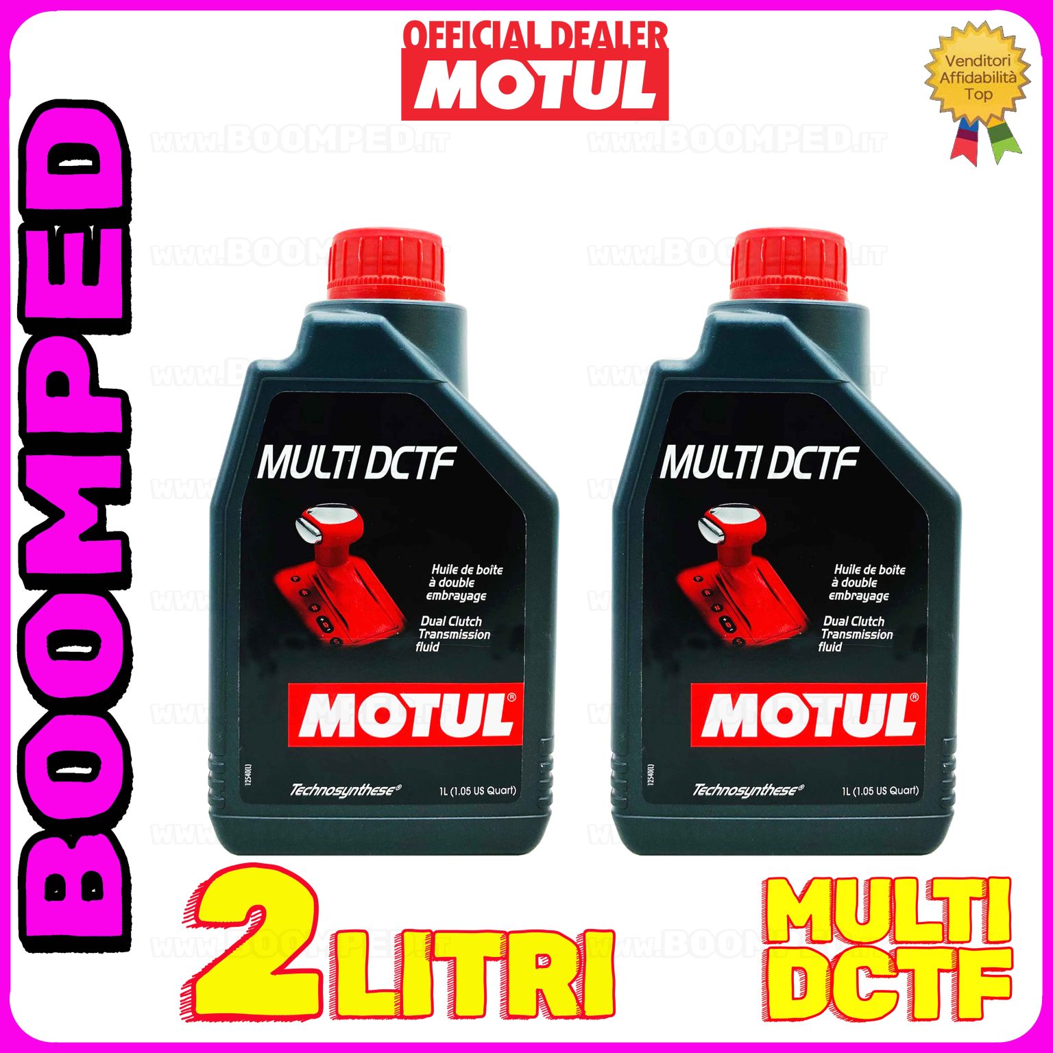2 litri MOTUL MULTI DCTF olio per cambio automatico a doppia frizione DCT 02MO72