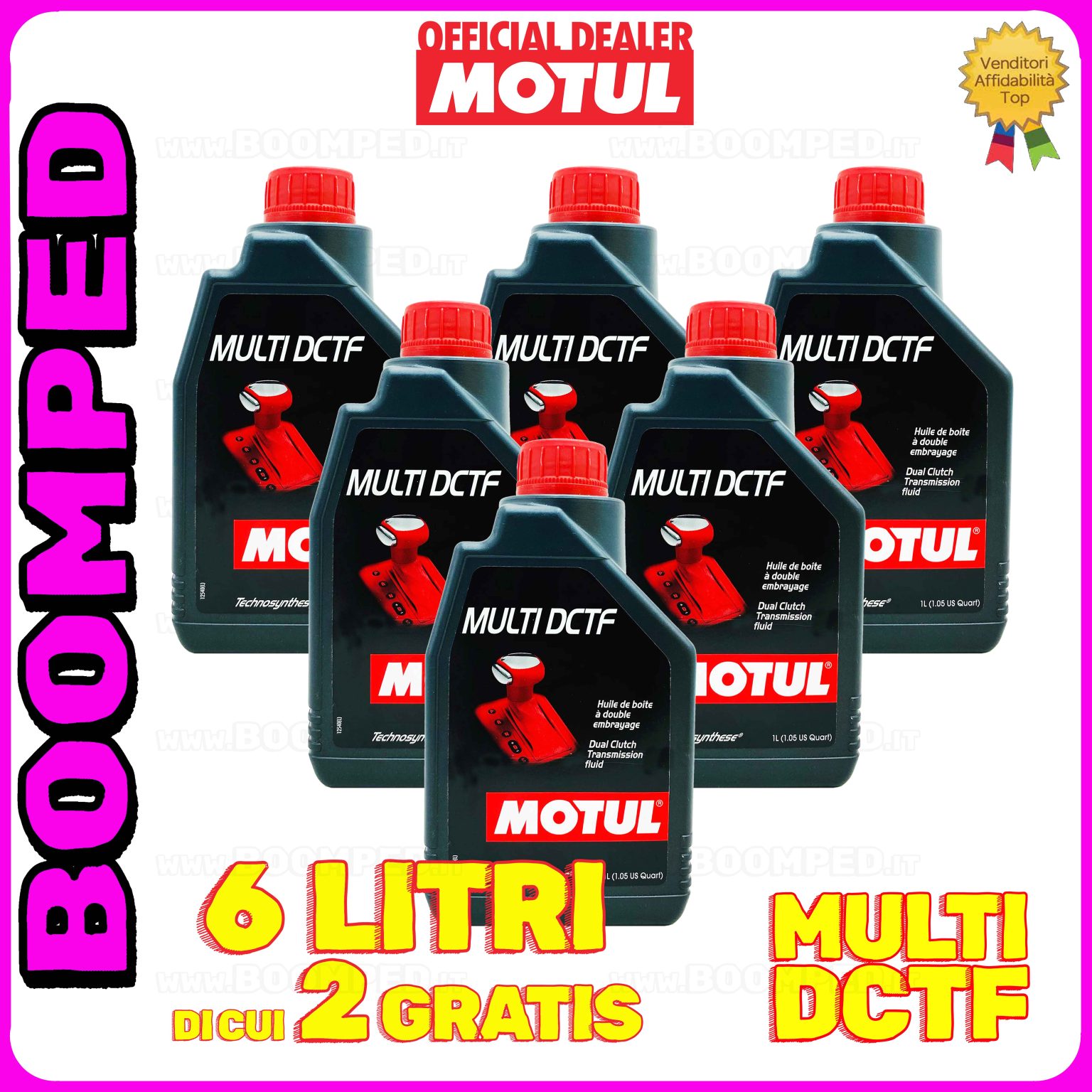 6 litri MOTUL MULTI DCTF olio per cambio automatico a doppia frizione DCT 06MO72