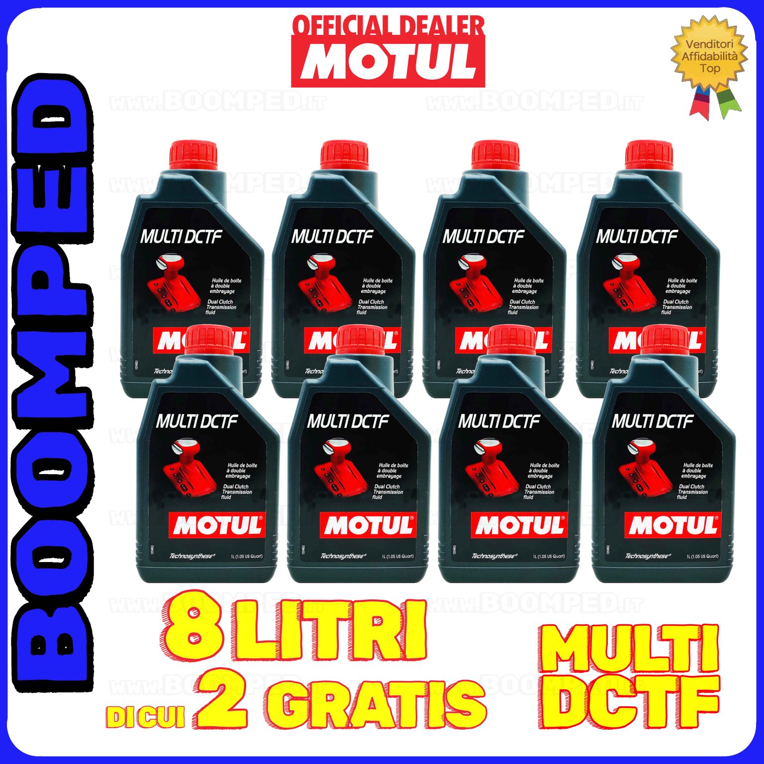 8 litri MOTUL MULTI DCTF olio per cambio automatico a doppia frizione DCT 08MO72