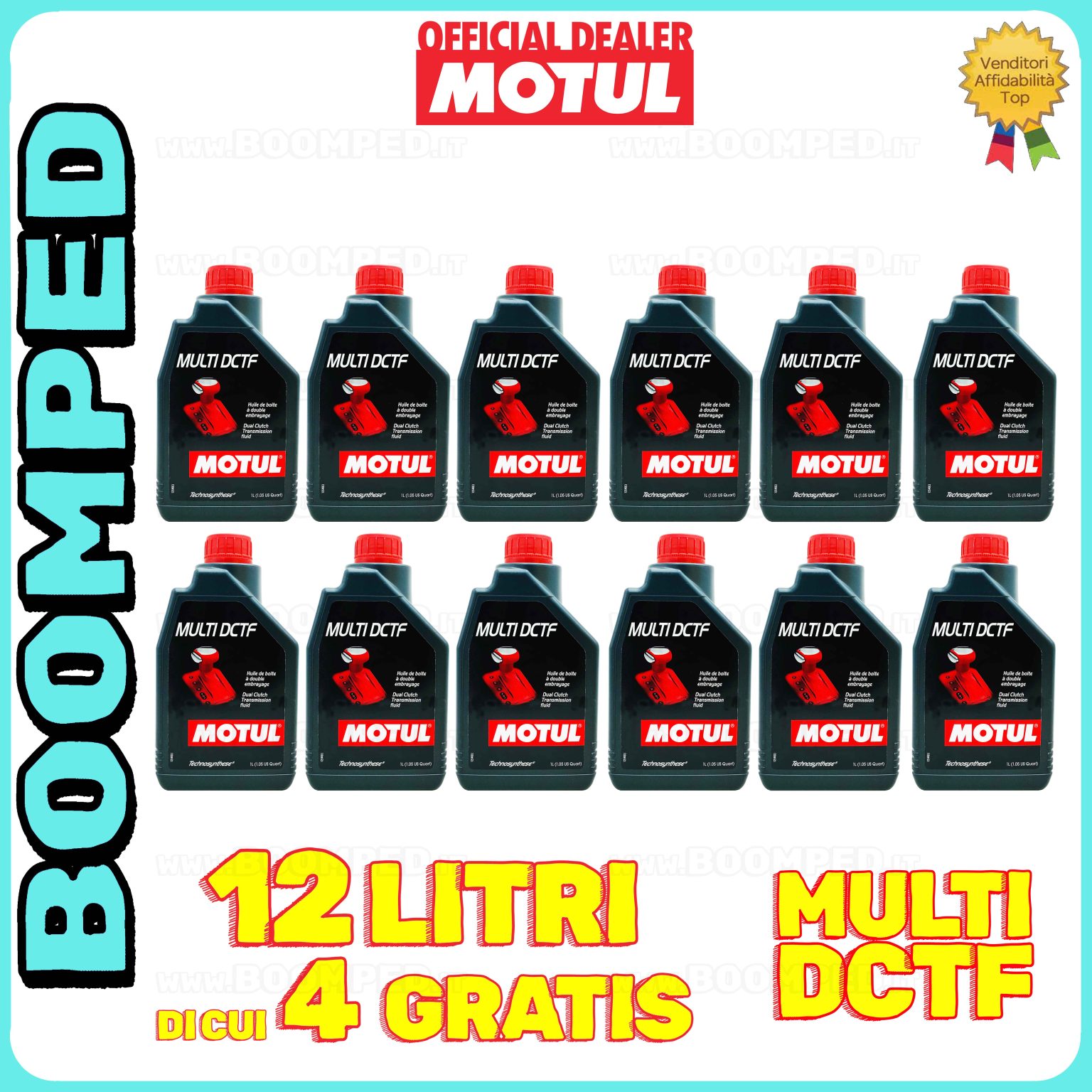 12 litri MOTUL MULTI DCTF olio per cambio automatico a doppia frizione DCT 12MO72