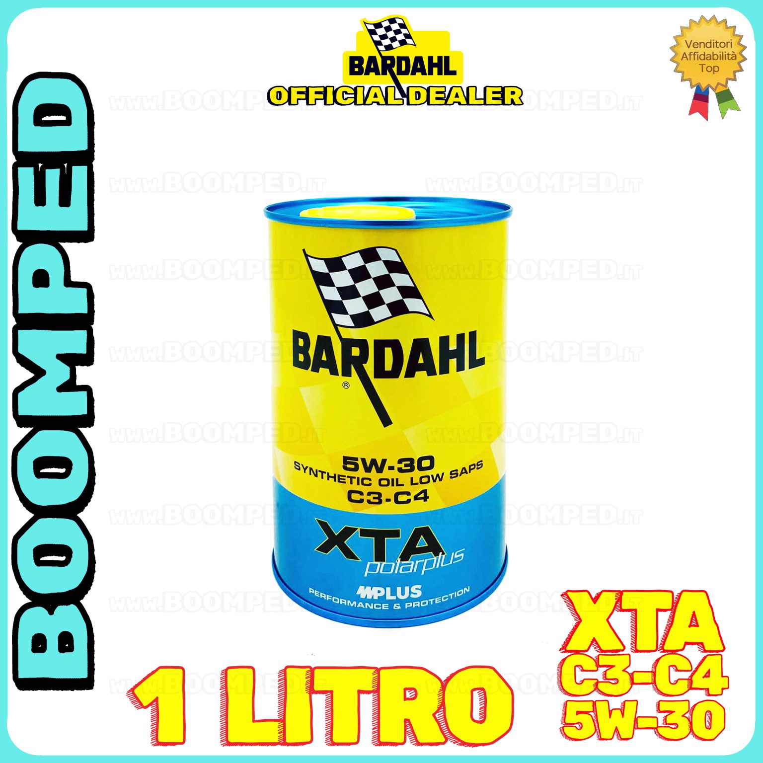 1 litro BARDAHL XTA 5W-30 C3 C4 olio motore auto sintetico Renault RN0720, MB 229.31 / 229.51 / 226.51 BD55
