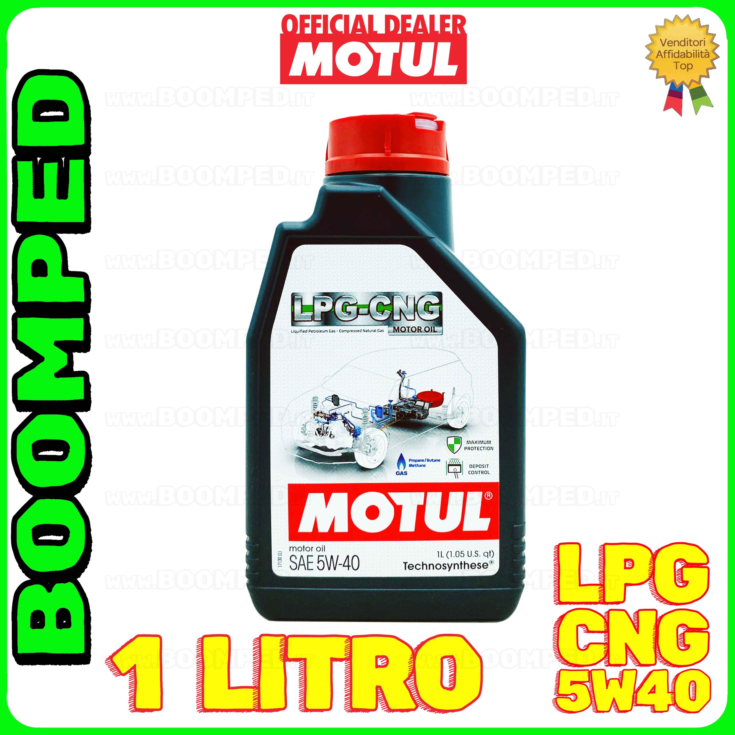 1 litro MOTUL LPG-CNG 5W-40 olio motore auto GPL METANO BI-FUEL MO77