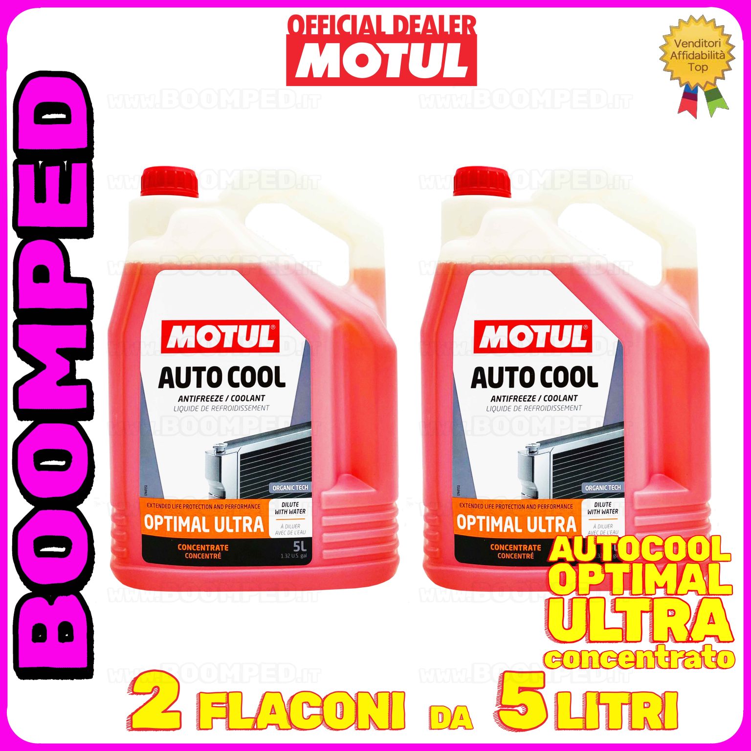10 litri (TANICA) MOTUL AUTO COOL OPTIMAL ULTRA liquido refrigreante radiatore concentrato 02FL09