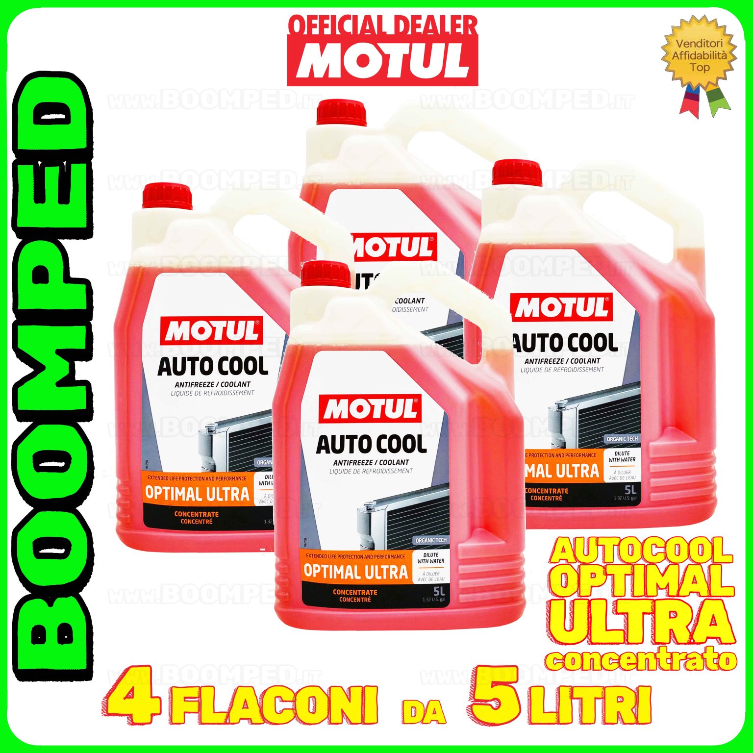 20 litri (TANICA) MOTUL AUTO COOL OPTIMAL ULTRA liquido refrigreante radiatore concentrato 04FL09
