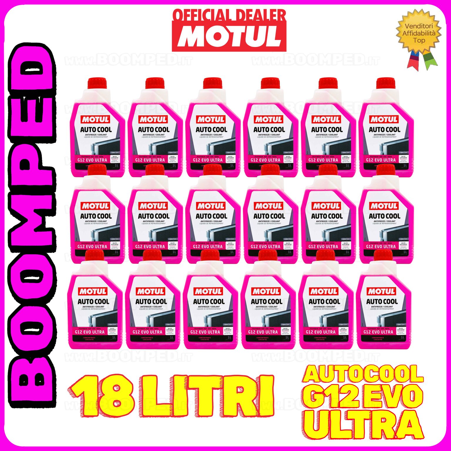 18 litri MOTUL AUTO COOL G12 EVO ULTRA liquido radiatore auto VW concentrato 18FL07