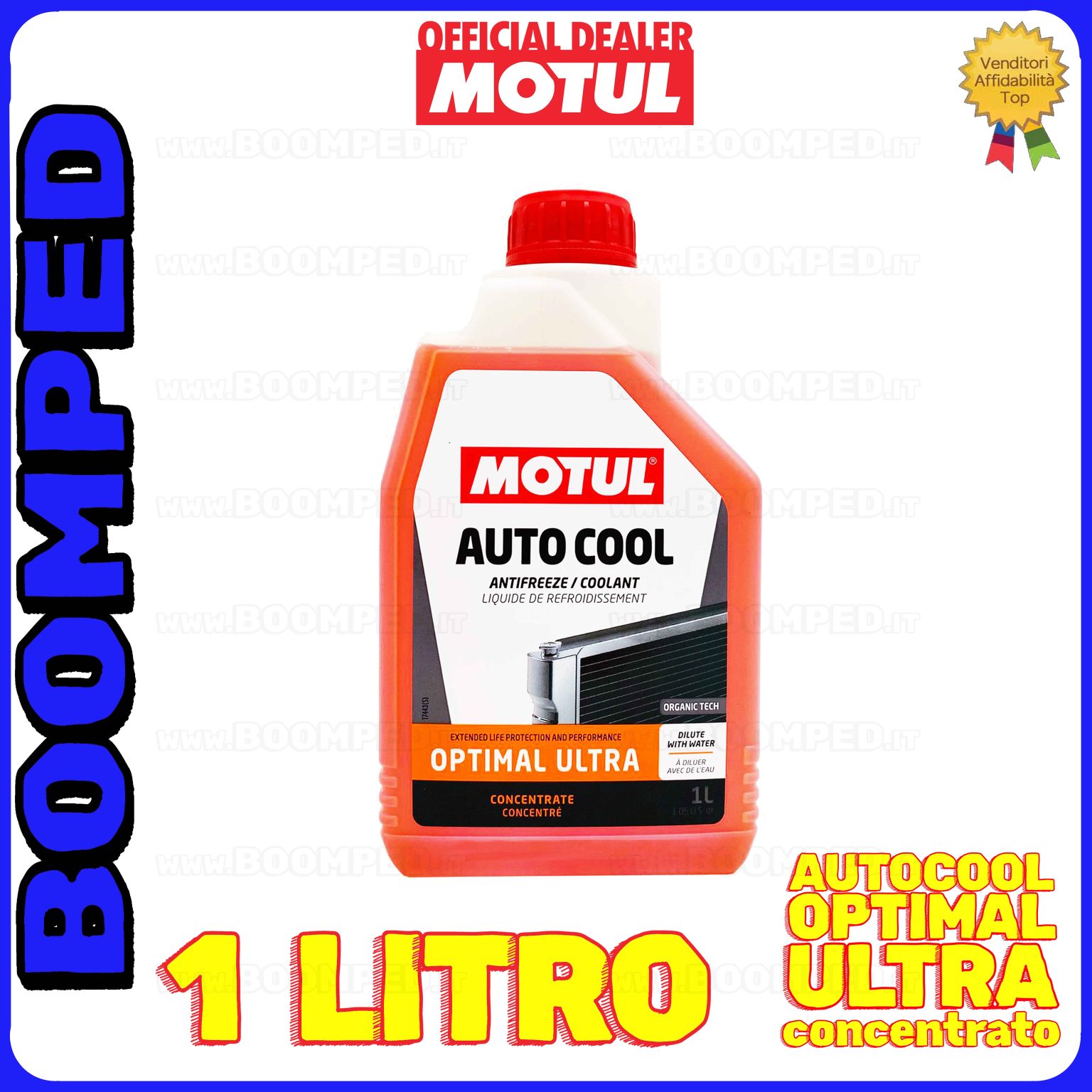 1 litro MOTUL AUTO COOL OPTIMAL ULTRA liquido refrigreante radiatore concentrato FL08