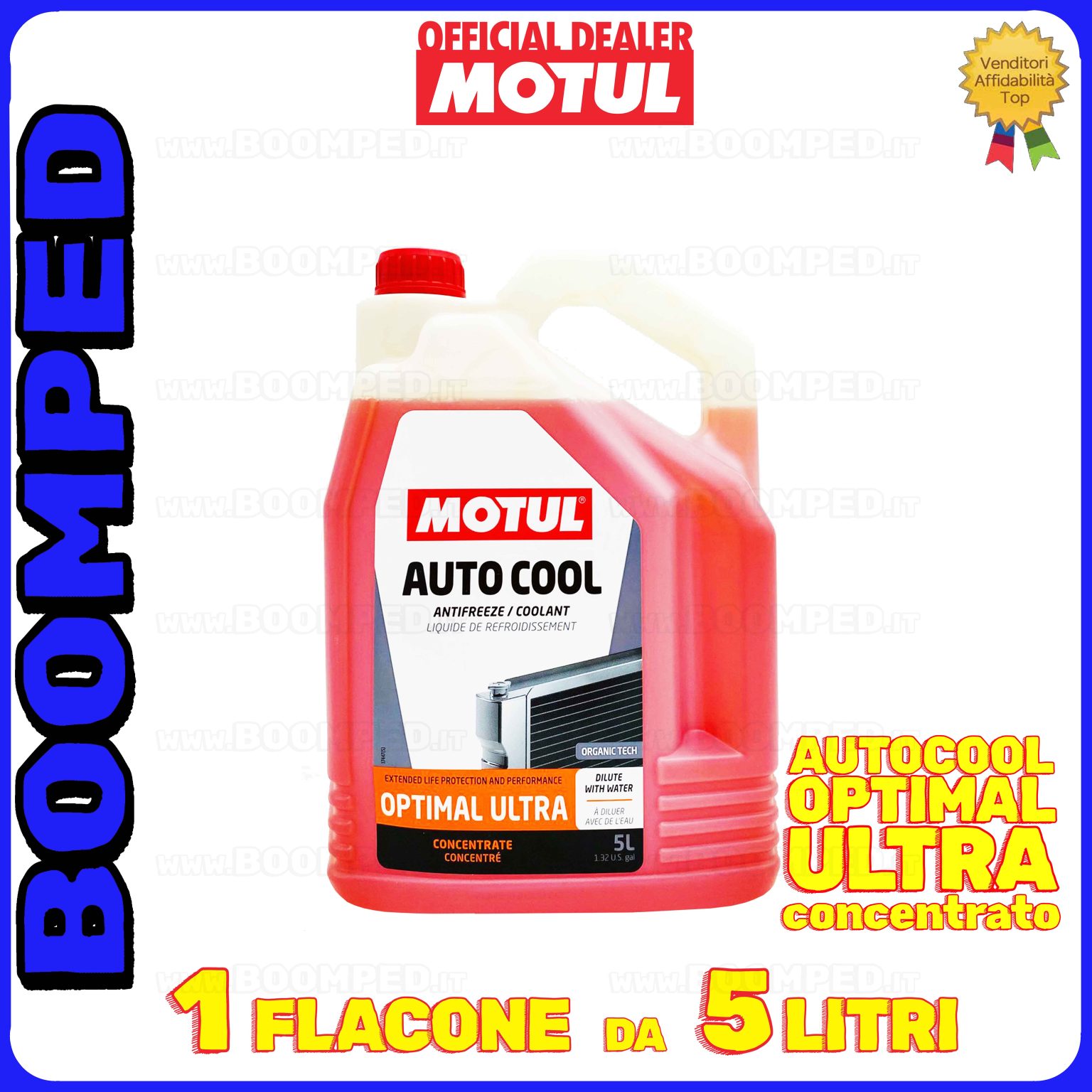 5 litri (TANICA) MOTUL AUTO COOL OPTIMAL ULTRA liquido refrigreante radiatore concentrato FL09