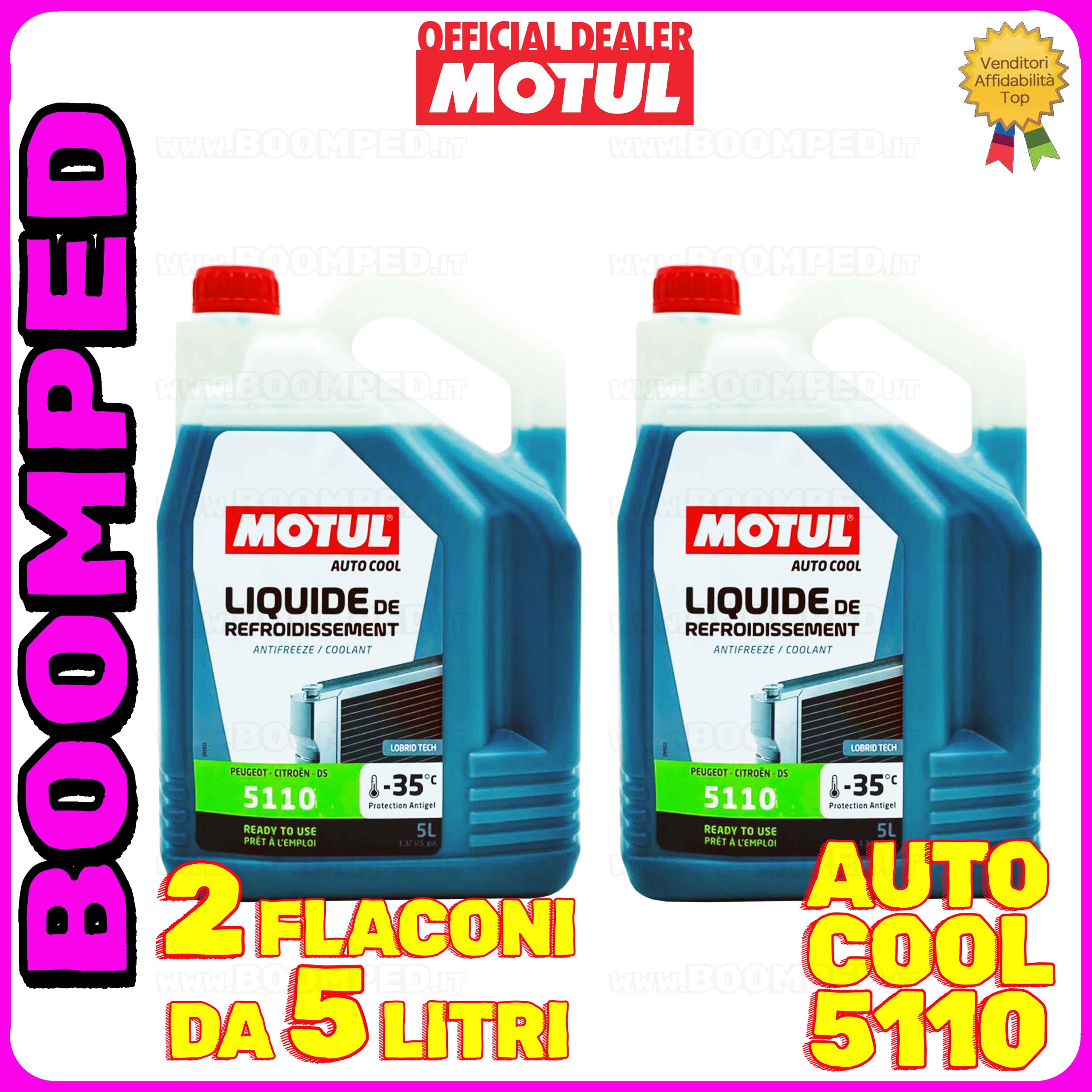 10 litri MOTUL AUTO COOL 5110 -35°C liquido refrigreante radiatore GRUPPO PSA PRONTO USO 02FL14
