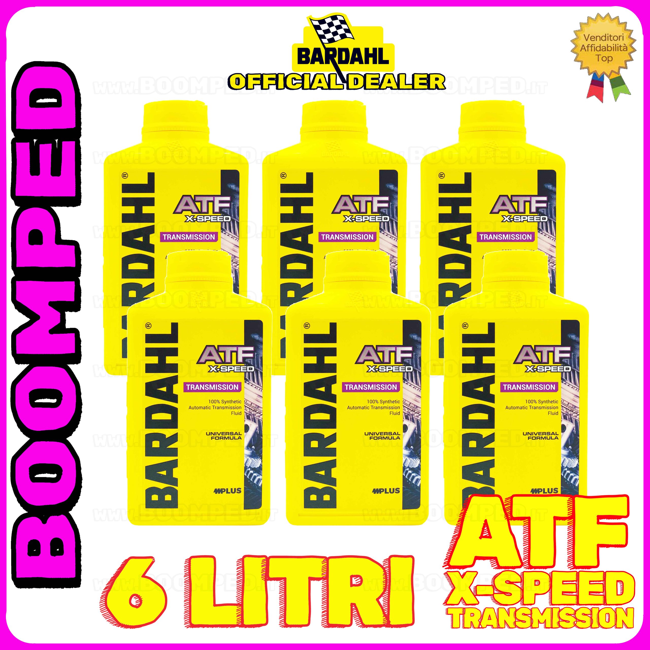 6 litri BARDAHL ATF X-SPEED olio cambio trasmissione automatico SINTETICO 06BD70