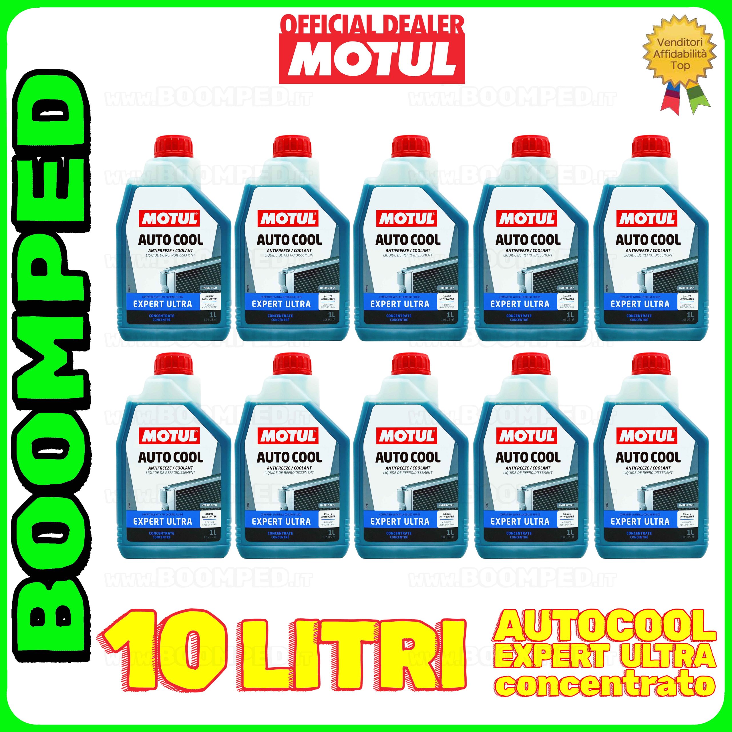10 litri MOTUL AUTO COOL EXPERT ULTRA liquido refrigreante radiatore concentrato 10FL10